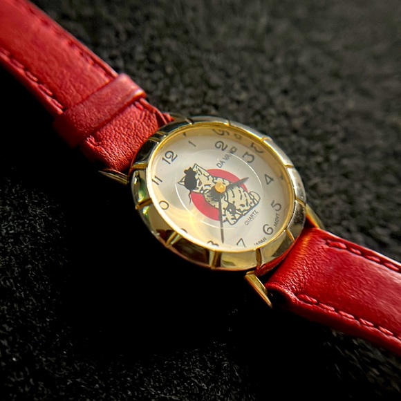 Vintage Cat Chasing Mouse Da Vinci Quartz Watch - Picture 3 of 16